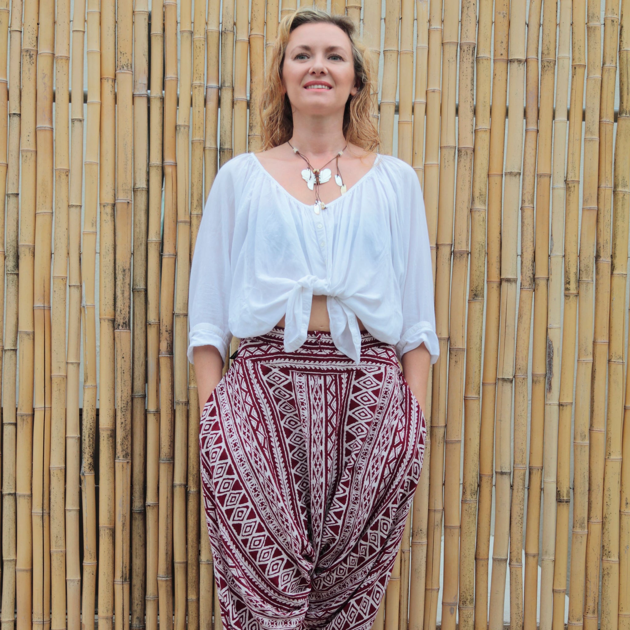 Weekend plans just got an upgrade! Our Boho harem pants are