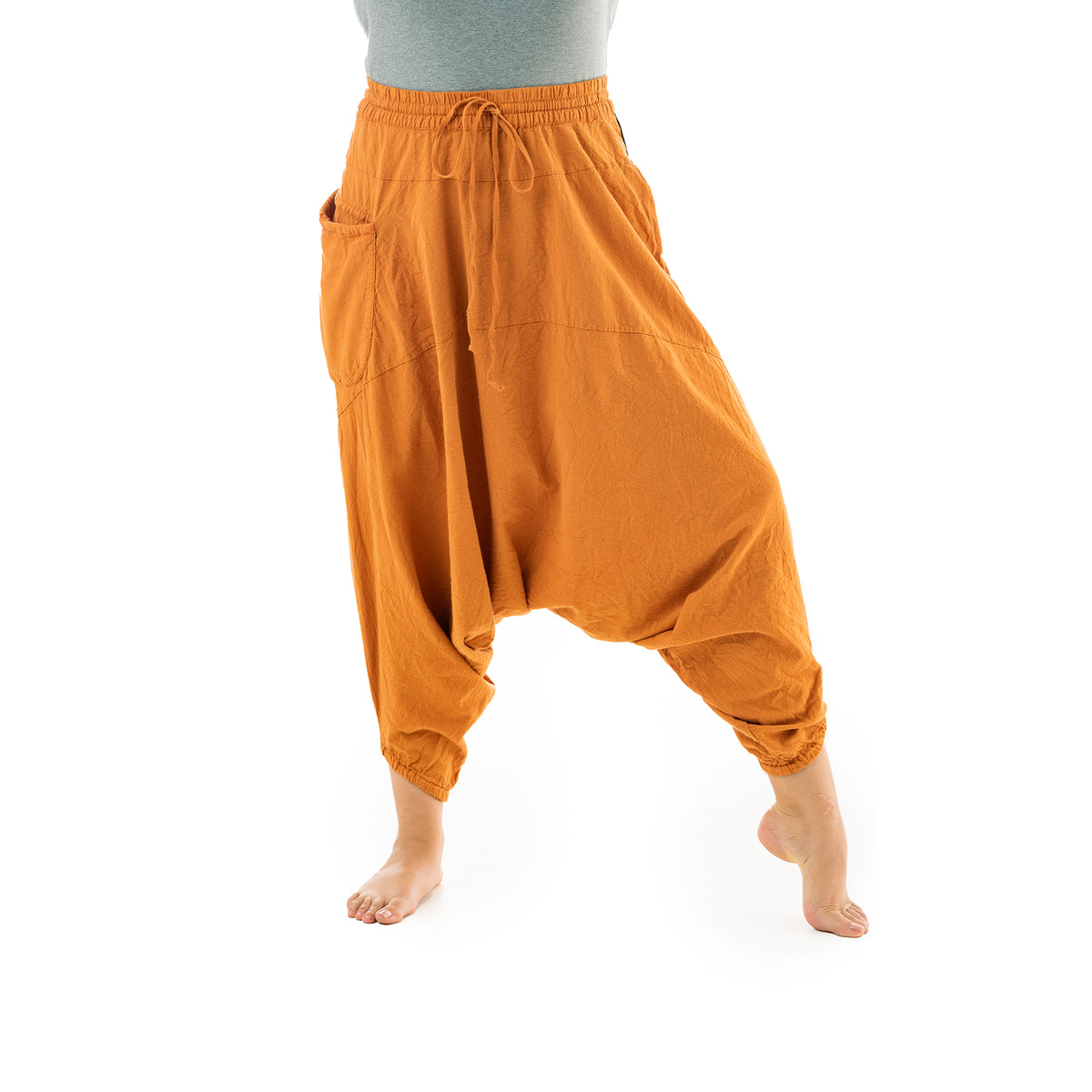 Buddha Pants with Om Dharmachakra Foot of Buddha 7 Colors - Thai Fisherman  Pants & Harem Pants for Men and Women
