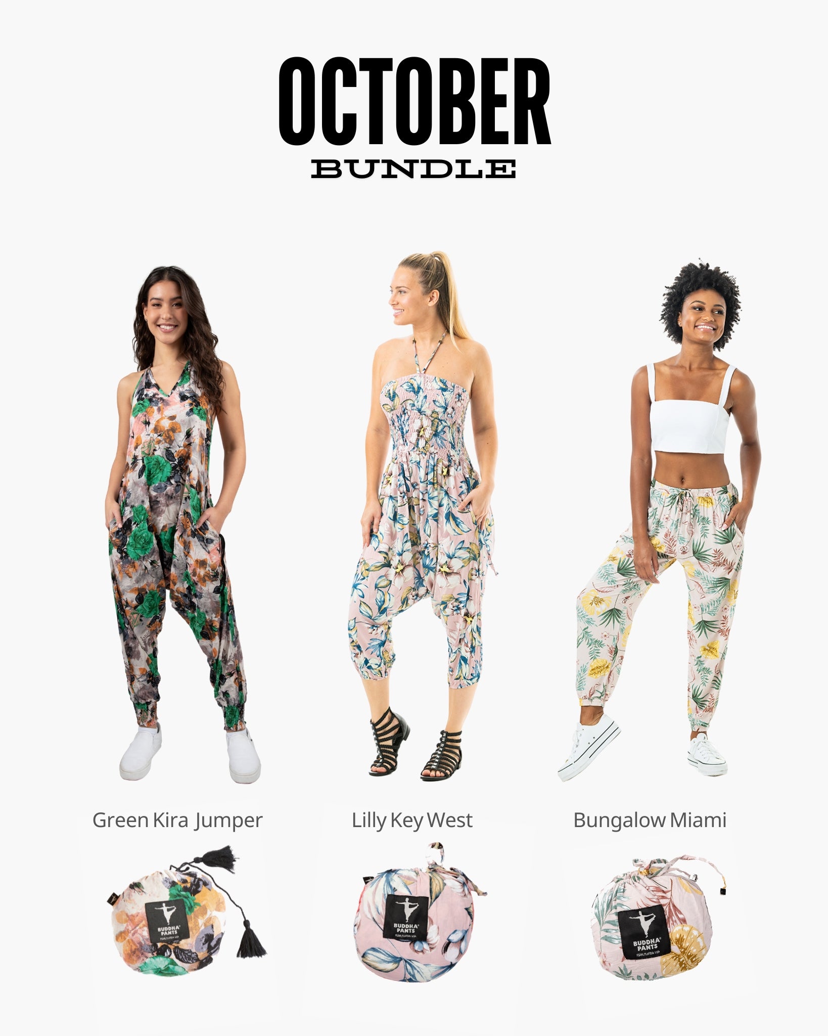 floral pants bundle