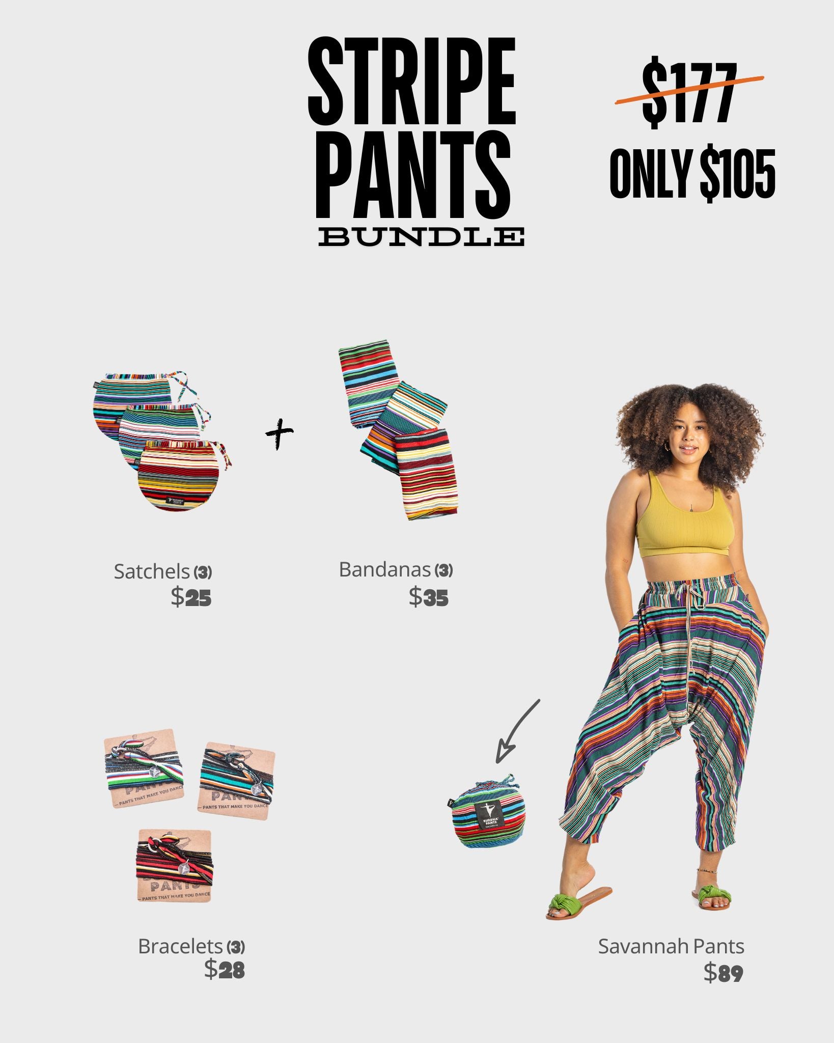 Stripe Pants Bundle