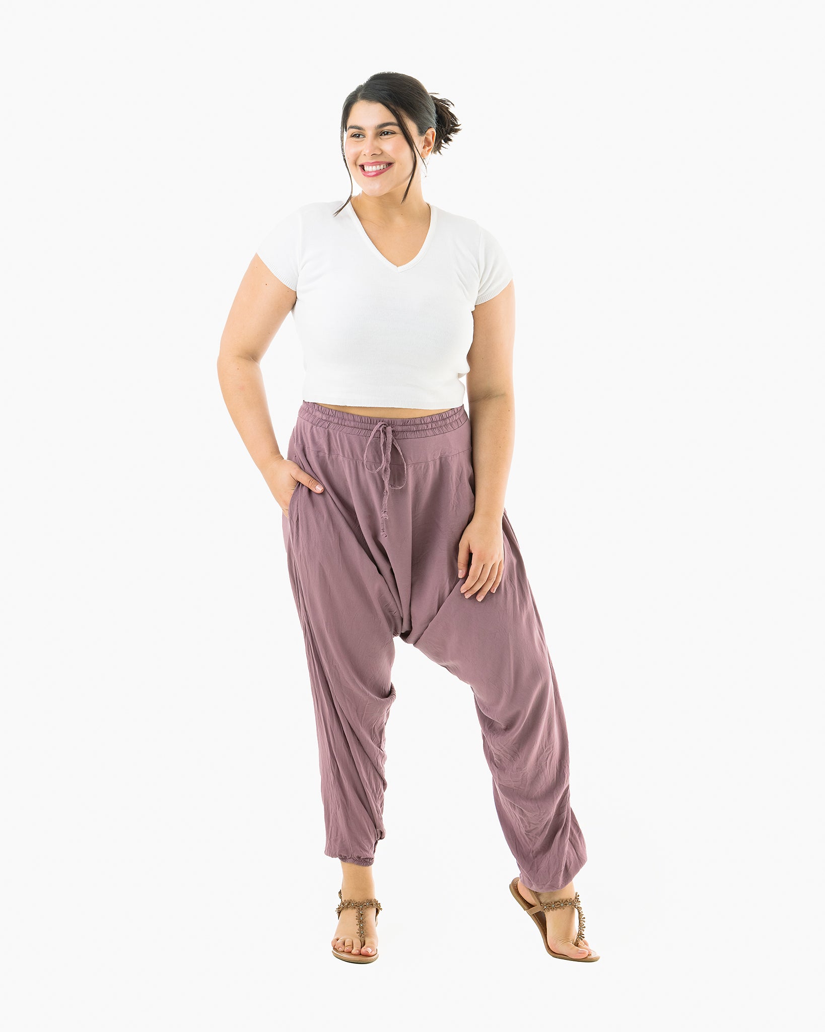 Harem Trousers - Jersey & Printed Harem Pants - Matalan
